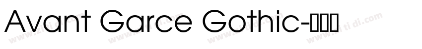 Avant Garce Gothic字体转换